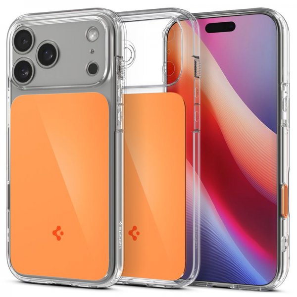 Spigen iPhone 17 Pro Skal Ultra Hybrid T MagFit Glossy Orange