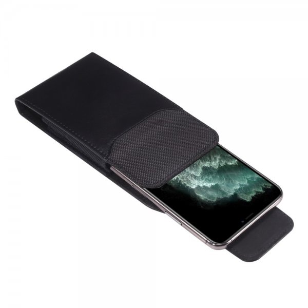 Bältesväska för Mobiltelefon 6.2-6.5" Svart