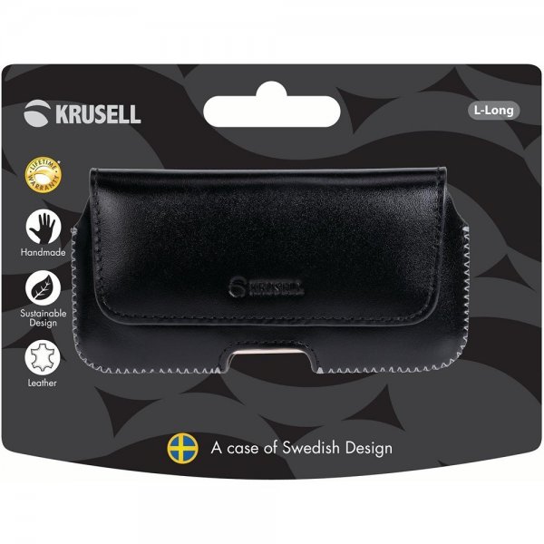 Krusell Bältesväska Hector Large Long Svart