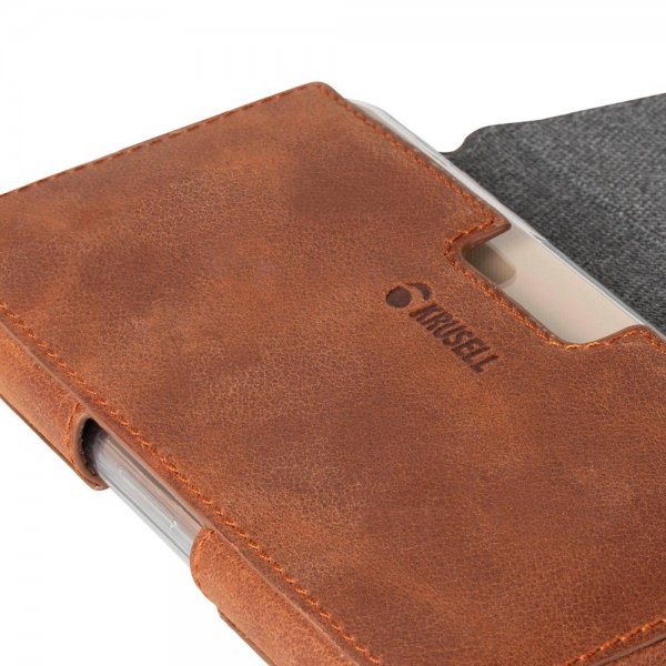Krusell Bältesväska Sunne Belt Case L Cognac Brown