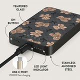 Burga Powerbank MagSafe 5000 mAh BFF Metallgrå