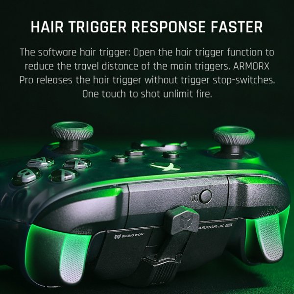 BIGBIG WON ARMOR-X Pro Baksideknappmodul för Spelkontroll Vit