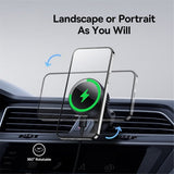 Baseus Bilhållare MagPro Series Magnetic Wireless Charging Car Mount 15W MagSafe