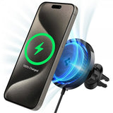 Spigen Bilhållare med trådlös laddning OneTap Pro 3 CryoMax MagFit Air Vent