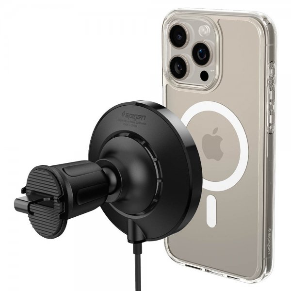 Spigen Bilhållare med trådlös laddning OneTap Pro 3 CryoMax MagFit Air Vent Hook