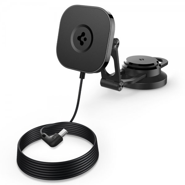 Spigen Bilhållare med trådlös laddning OneTap Pro 3 Tesla Skärmmontering MagFit