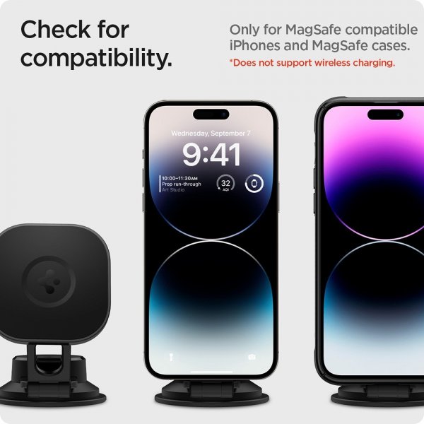 Spigen Bilhållare OneTap 3 Dashboard Mount MagSafe Svart