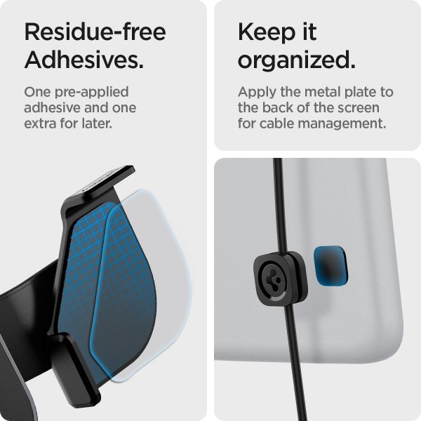 Spigen Bilhållare med Laddning OneTap Pro Wireless Screen Car Mount Tesla MagFit