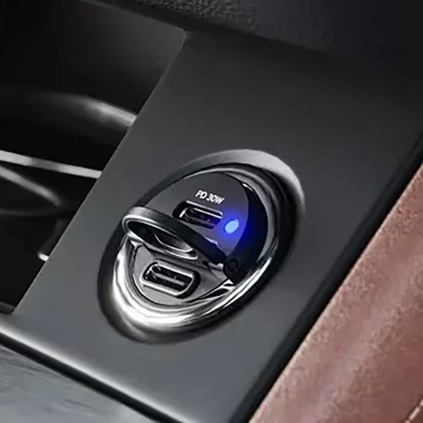 ALOGIC Billaddare 30W Rapid Power Mini Car Charger 2xUSB-C