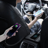 USAMS Billaddare 60W Car Charger with Spring Cable