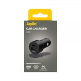 Aqiila Billaddare Chargebird CC2 USB-C + USB-A 32W Svart