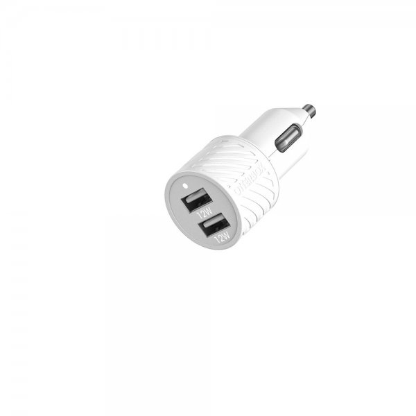 Otterbox Billaddare Dubbel Port USB-A 24W Vit
