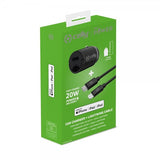 Celly Billaddare med Lightning-kabel CCMINILIGHT 20W Vit