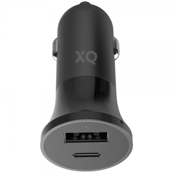 Xqisit Billaddare med USB-C & USB-A ladduttag 27W
