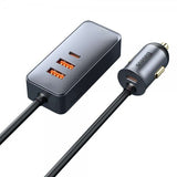 Baseus Billaddare Share Together 120W 2 USB-A & 2 USB-C Svart