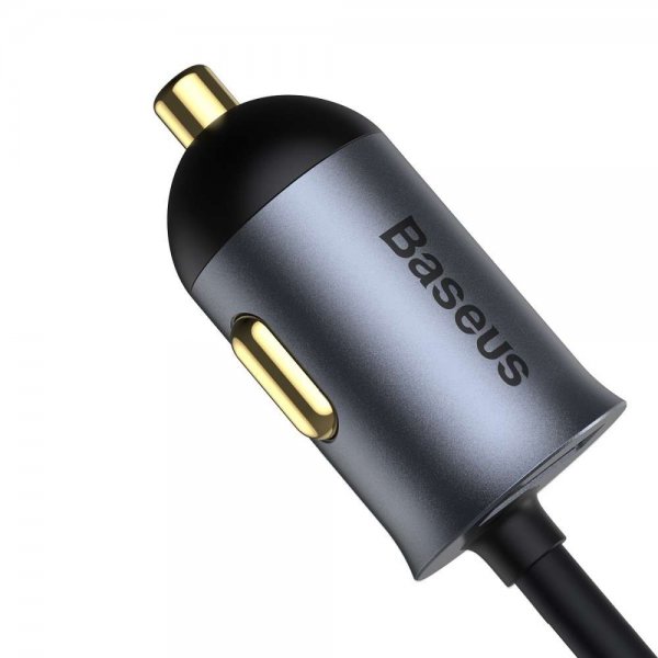 Baseus Billaddare Share Together 120W 3 USB-A & 1 USB-C Svart