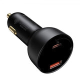 Baseus Billaddare Superme USB-C & USB-A 100W Svart