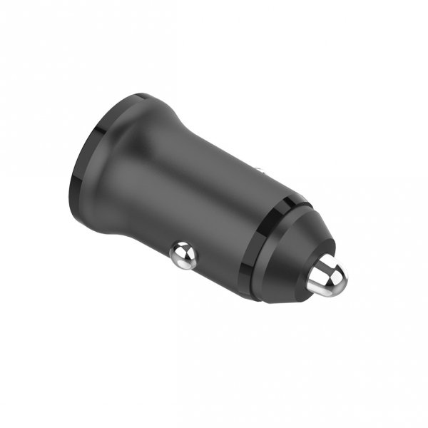 Gear Billaddare USB-C PD 30W + USB-A QC18W Svart