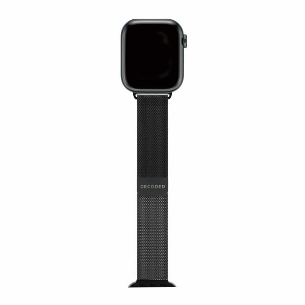Decoded Apple Watch 38/40/41/42mm Armband Milan Traction Strap Svart
