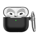 KeyBudz PodSkinz Elevate Series Airpods 3 Skal Silikon Svart