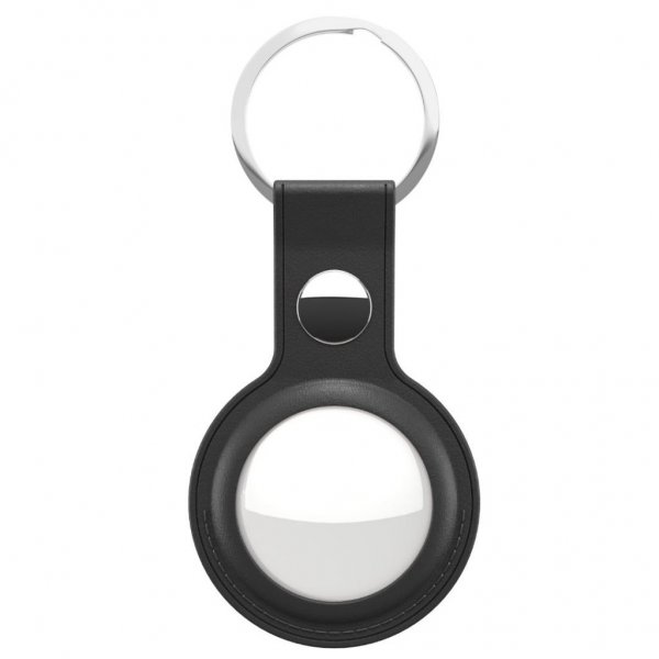 KeyBudz AirTag Hållare Läder Svart