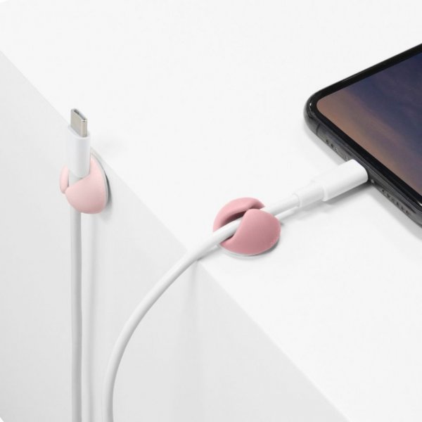 Bluelounge CableDrop Mini Ombre - 9-pack Rosa