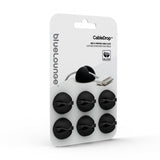 Bluelounge CableDrop Sladdhållare 6-Pack Svart