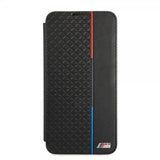 BMW Samsung Galaxy S21 FE Fodral Triangle Pattern & Tricolor Stripe Svart