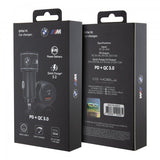 BMW Billaddare M Car Charger USB-A/USB-C PD + QC 3.0 36W