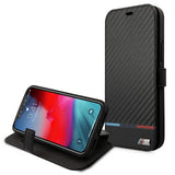 BMW iPhone 13 Pro Fodral Tricolor Carbon Effect Svart