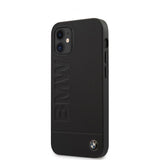 BMW iPhone 12 Mini Skal Logo Graverad Svart