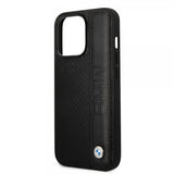 BMW iPhone 14 Pro Max Skal Big Logo Stripe Svart