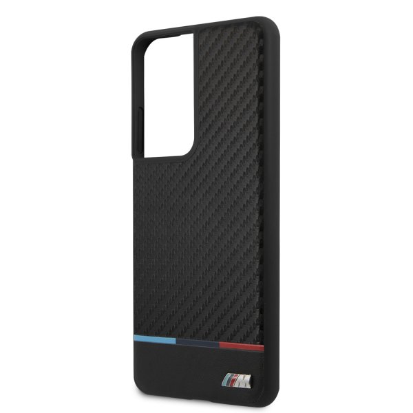 BMW Samsung Galaxy S21 Ultra Skal Dynamic Carbon Svart