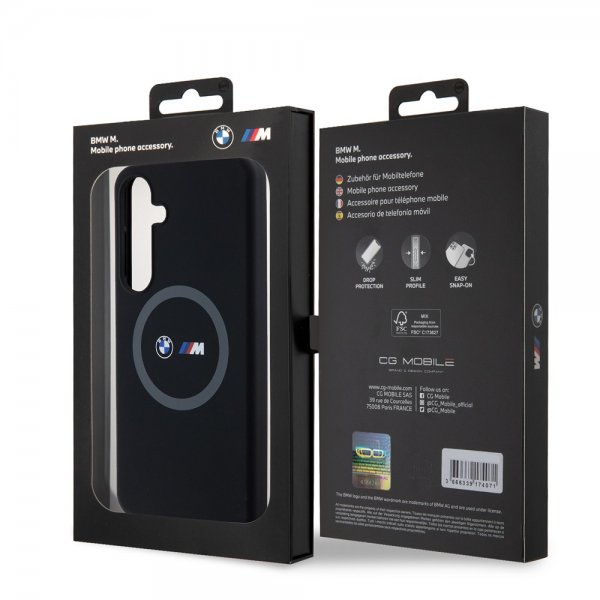 BMW Samsung Galaxy S24 Plus Skal Printed Logos MagSafe Svart