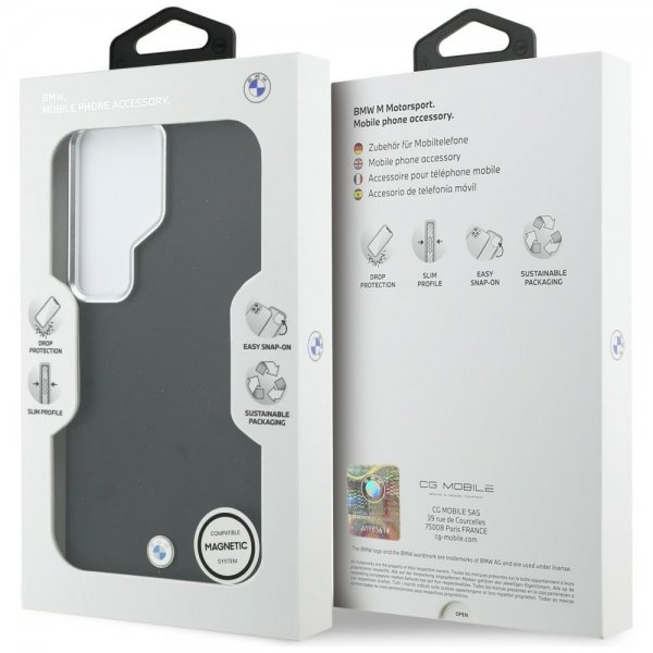 BMW Samsung Galaxy S26 Ultra Skal Metal Logo MagSafe Svart