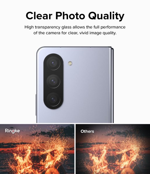 Ringke Samsung Galaxy Z Fold 5 Kameraskydd Camera Protector Glass 2-pack
