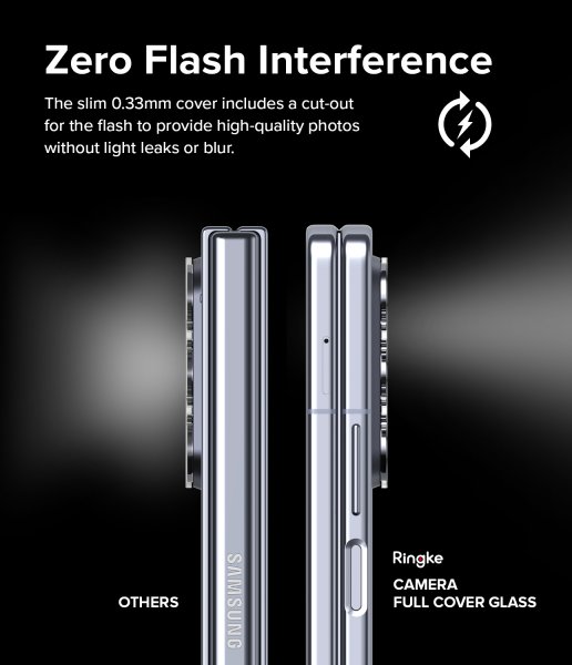 Ringke Samsung Galaxy Z Fold 5 Kameraskydd Camera Protector Glass 2-pack