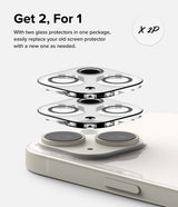 Ringke iPhone 15/iPhone 15 Plus Kameraskydd Camera Protector Glass 2-pack