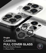 Ringke iPhone 15 Pro Kameraskydd Camera Protector Glass 2-pack