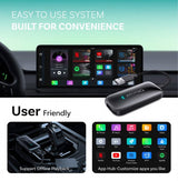 Ottocast Play2Video Ultra Trådlös CarPlay/Android Auto Adapter Allt-i-1