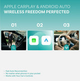 Ottocast Play2Video Ultra Trådlös CarPlay/Android Auto Adapter Allt-i-1