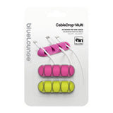 Bluelounge CableDrop Multi Självhäftande hållare sladdar 2 pack Flerfärgad