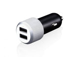 Just Mobile Billaddare USB Highway Max Svart Silver