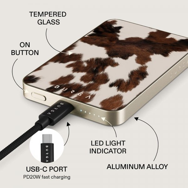 Burga Powerbank MagSafe 5000 mAh Celestial Guld