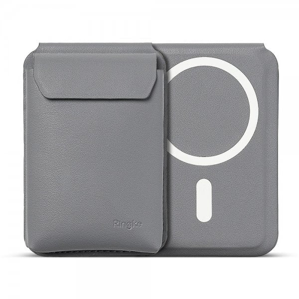 Ringke Korthållare Stand Pocket Magnetic MagSafe Light Gray