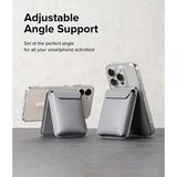 Ringke Korthållare Stand Pocket Magnetic MagSafe Light Gray