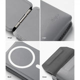 Ringke Korthållare Stand Pocket Magnetic MagSafe Light Gray