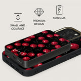 Burga Powerbank MagSafe 5000 mAh Cherrybomb Metallgrå