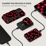 Burga Powerbank MagSafe 5000 mAh Cherrybomb Metallgrå