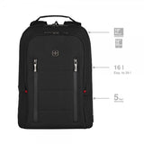 Wenger City Traveler Carry-On 16" Datorryggsäck Svart